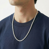 Cadena Lazo 28.95gr / 60cm / 4mm Plata 925