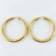 Candongas Aro Liso Abultado 4.7gr / 5.6cm / Oro Amarillo 18K