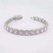 Pulso Tenis Cuadrado 17.85gr / 18cm / 7mm Plata 925