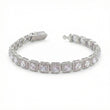 Pulso Tenis Cuadrado 17.7gr / 18cm / 7mm Plata 925 *