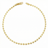 Pulso Militar Media Luna 3.6gr / 18cm / 2.5mm Oro Amarillo Nac.Esp. 18K ©