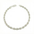 Pulso Lazo 15.3gr / 21.5cm / 4.8mm Plata 925 ©