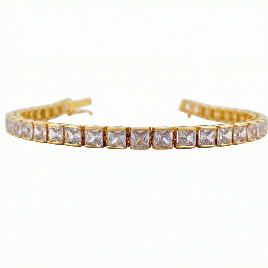 Pulso Tennis 22.5gr / 18.2cm / Oro 18K