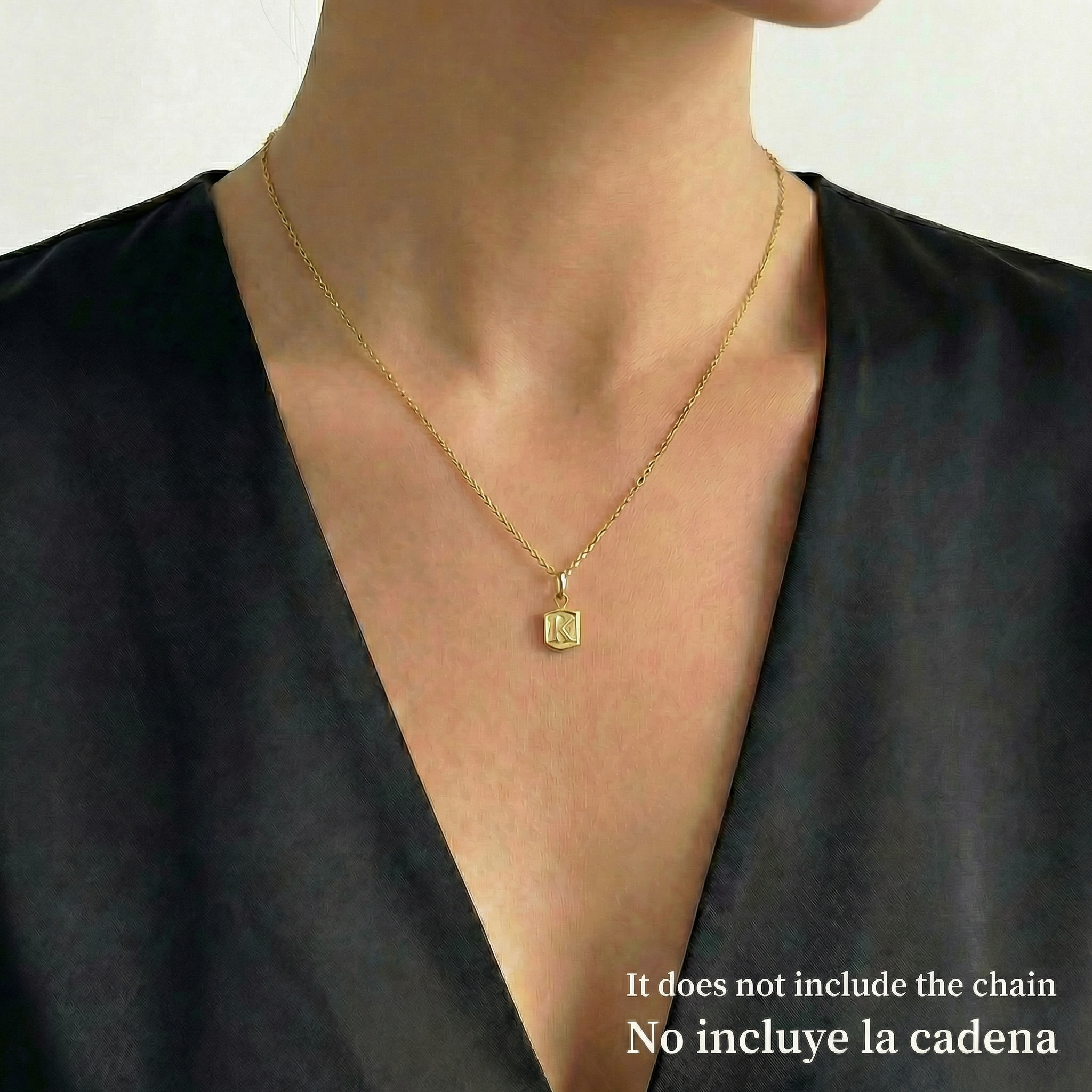 Dije Marco Letra K 0.35gr / 1.5cm Oro Amarillo