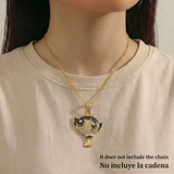 Dije Super Chica Verde 7.95gr / 4.8cm / Oro Amarillo 18K ©