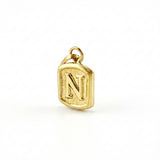 Dije Letra N 0.35g / 1.5cm Oro Amarillo 18K