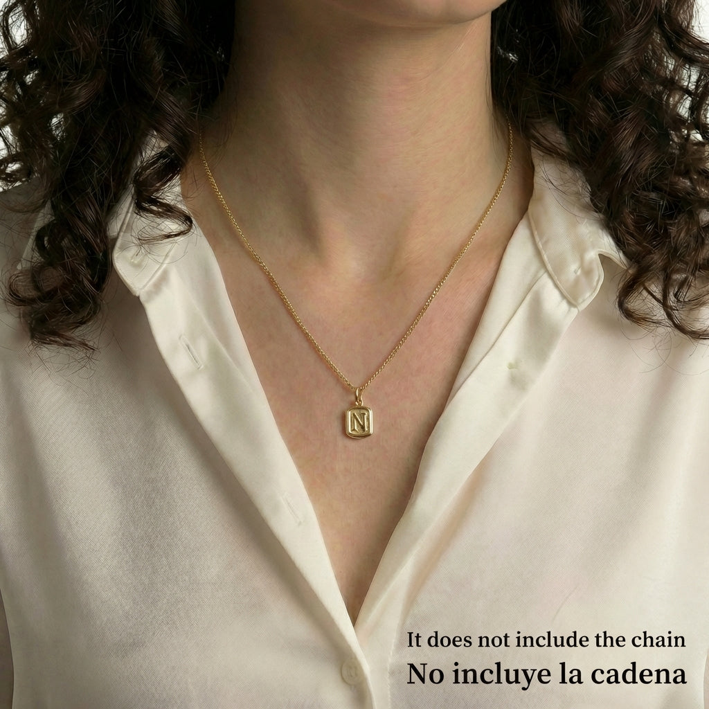 Dije Letra N 0.35g / 1.5cm Oro Amarillo 18K