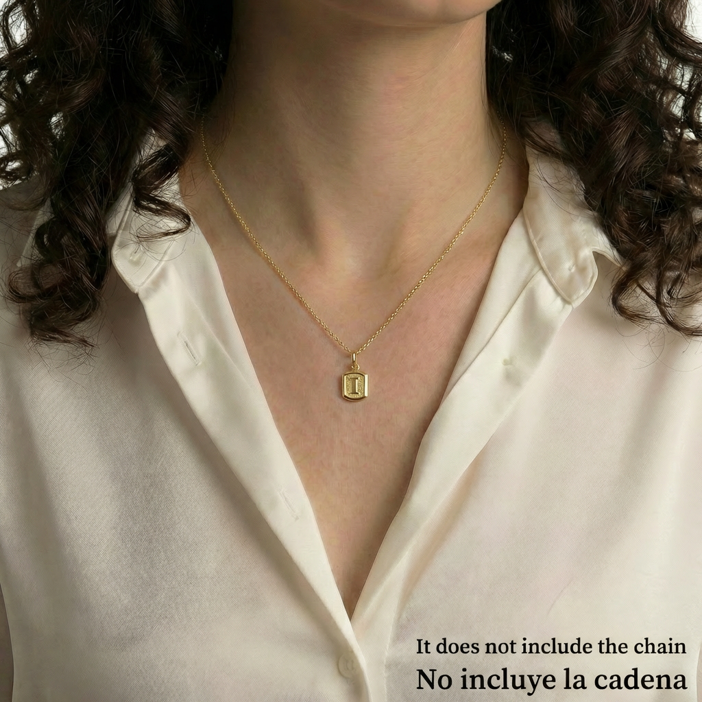 Dije Marco Letra I 0.3gr / 1.6cm / Oro Amarillo
