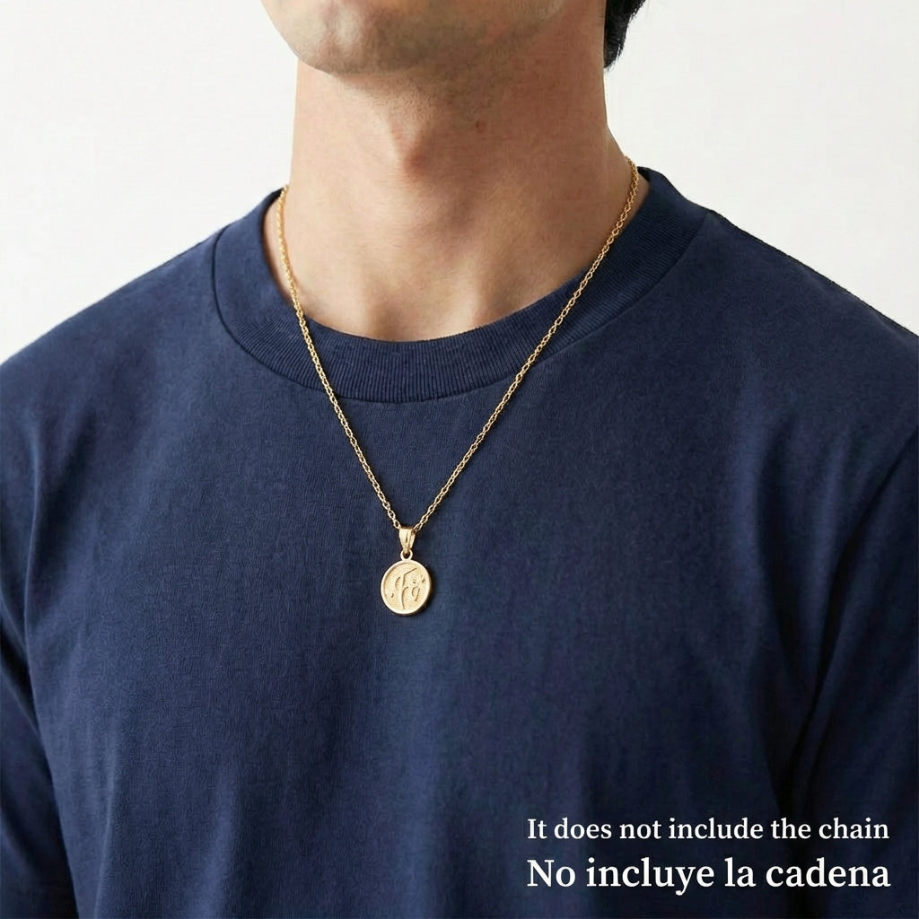 Dije Fe 0.9gr / 2cm / Oro Amarillo 18K %