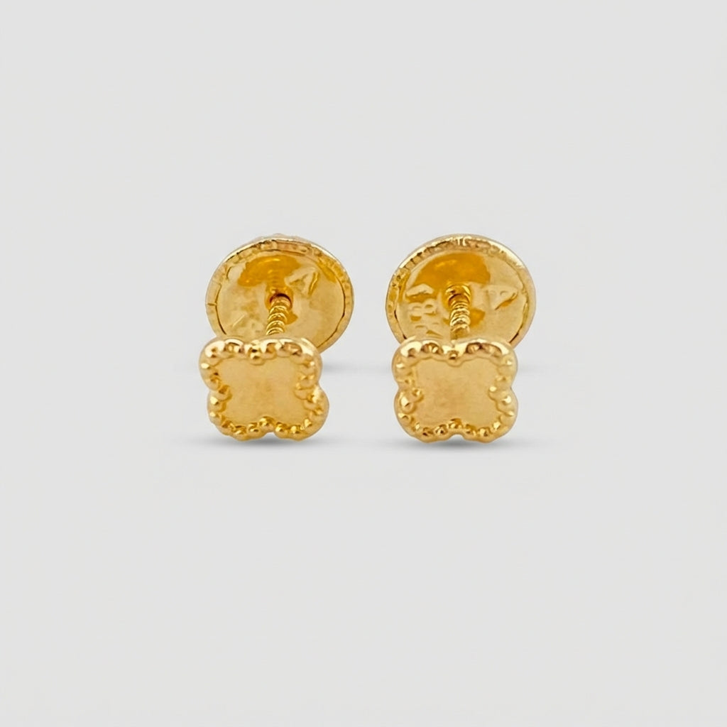 Topos Trebol 0.4 g / 4,4 mm Oro Amarillo 18K