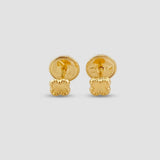 Topos Trebol Liso 0.35 g / 3,6 mm Oro Amarillo 18K