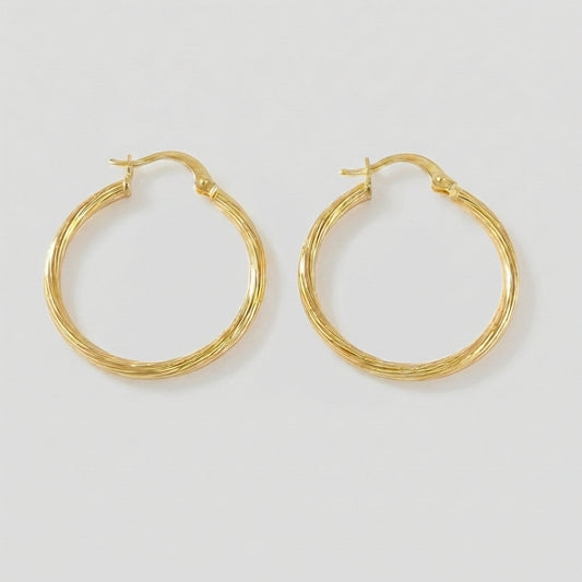 Candongas Arielle 1.6gr / 2.9cm / Oro Amarillo 18K