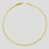 Pulso Militar Media Luna 3.9gr / 19cm / 2.5mm Oro Amarillo Nac.Esp. 18K *
