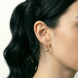 Candongas Melcocha 1.05 g / 1,6 cm Oro Amarillo 18K