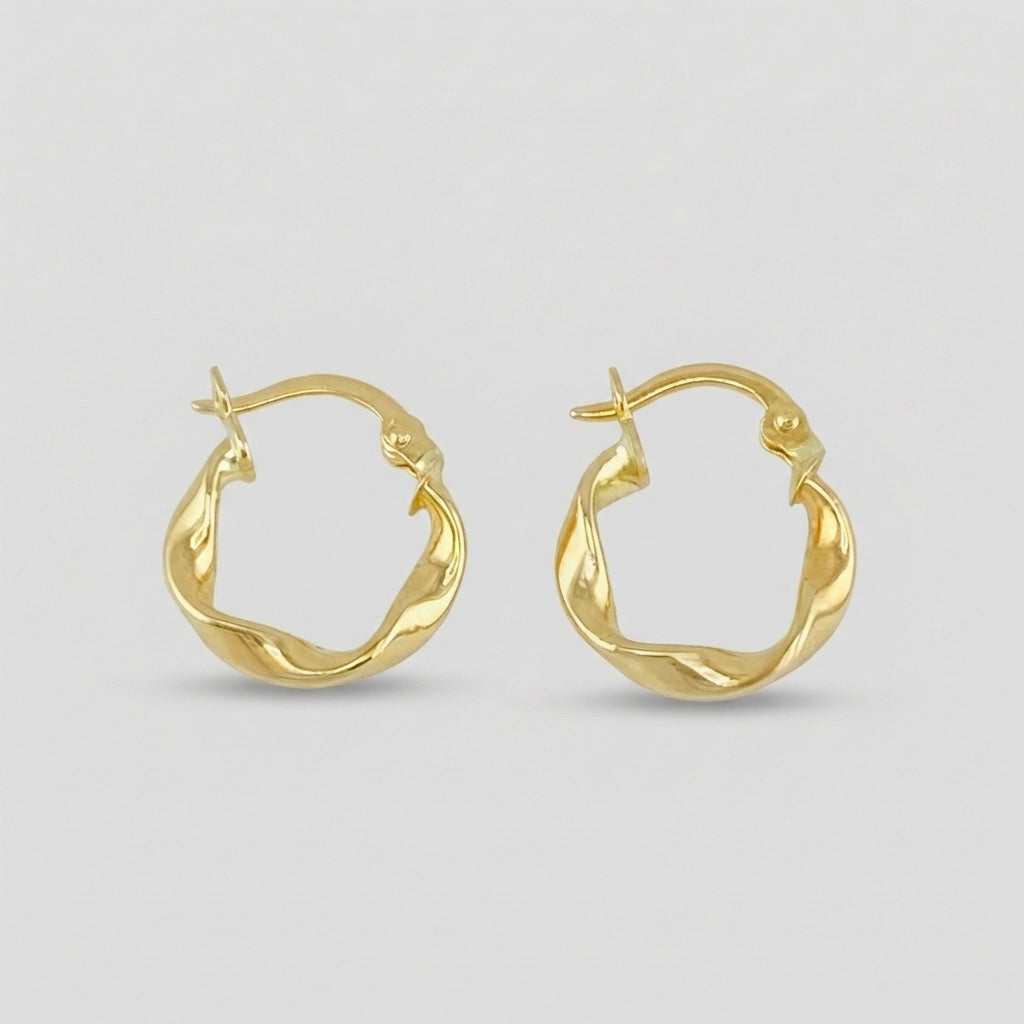 Candongas Melcocha 1 g / 1.5 cm Oro Amarillo 18K
