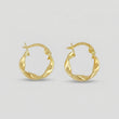 Candongas Melcocha 1 g / 1.5 cm Oro Amarillo 18K
