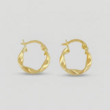 Candongas Melcocha 1 g / 1.5 cm Oro Amarillo 18K