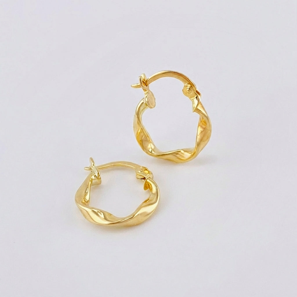 Candongas Melcocha 1.05 g / 1,6 cm Oro Amarillo 18K