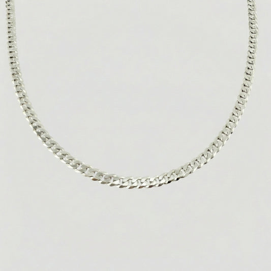 Cadena Cubana 14.6gr / 65cm / 5.1mm Plata 925