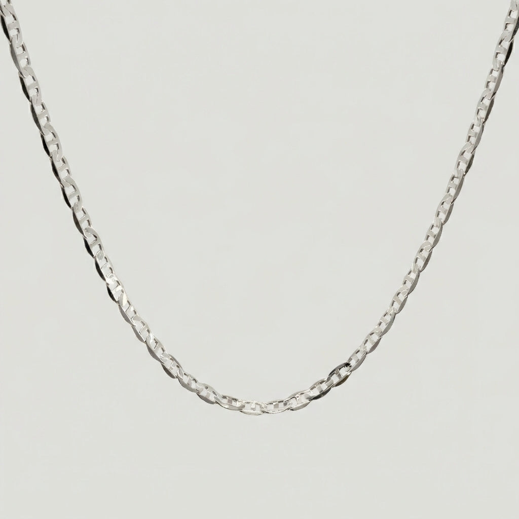 Cadena Plana 4.85gr / 60cm / 2.7mm Plata 925