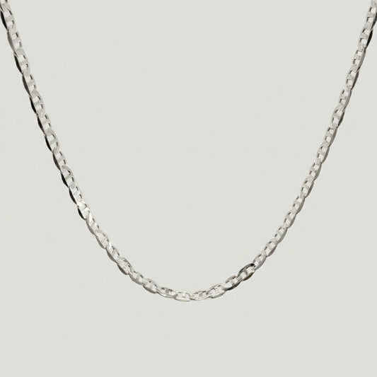 Cadena Plana 4.85gr / 60cm / 2.7mm Plata 925