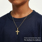 Dije Trebol Dorado 2.6 g / 3.3 cm Oro Amarillo 18K