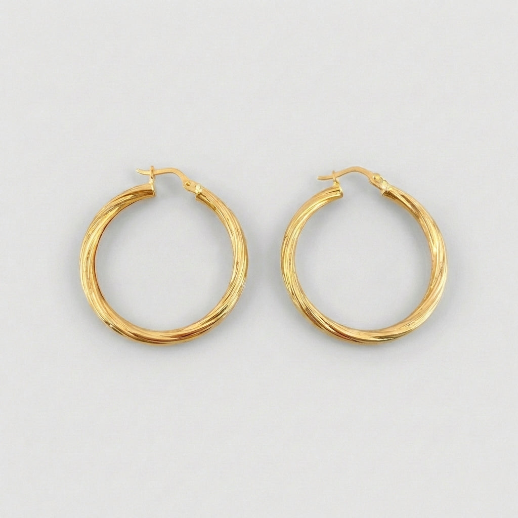Candongas Mary 3.55gr / 3.4cm / Oro Amarillo 18K *