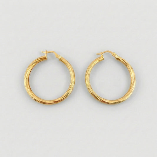 Candongas Mary 3.5gr / 3.4cm / Oro Amarillo 18K