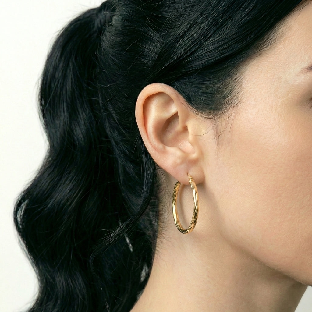 Candongas Mary 3.5gr / 3.4cm / Oro Amarillo 18K
