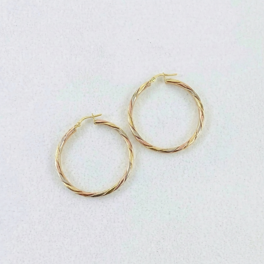 Candongas Nely 5.95g / 4cm Tres Oros 18K