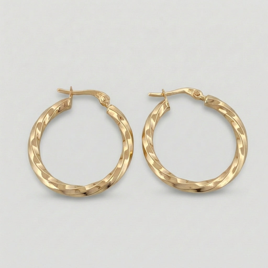 Candongas Kari 2.25gr / 2.6cm / Oro Amarillo 18K &