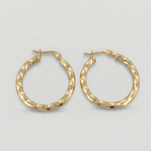 Candongas Kari 2.25gr / 2.6cm / Oro Amarillo 18K