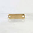 Herraje Placa Rectangular 0.75gr / 2.8cm / Oro Amarillo 18K