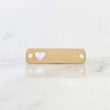 Herraje Placa Corazón 0.7 g / 2.8 cm Oro Amarillo 18K