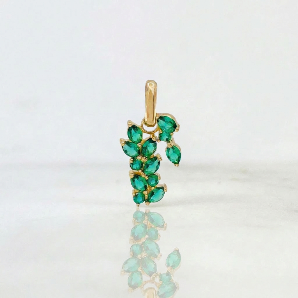 Dije Rama De Abedules 1.15 g / 1.7 cm Oro Amarillo 18K