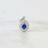 Dije Gota Tupida 1.95 g / 2.1 cm Oro Blanco 18K
