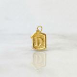 Dije Letra D 0.3g / 1.5cm Oro Amarillo 18K