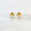 Topos Cuatro Garras 0.65 g / 3.2 mm Oro Amarillo 18K