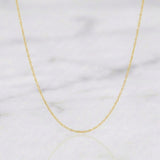 Cadena Aro Seguido 1.25 g / 49.6 cm / 0.9 mm Oro Amarillo 18K