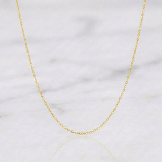 Cadena Aro Seguido 1.25 g / 50 cm / 0.9 mm Oro Amarillo 18K
