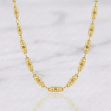 Cadena Rustica Cilindro 7.75 g / 60.8 cm / 3.75 mm Oro Amarillo 18K