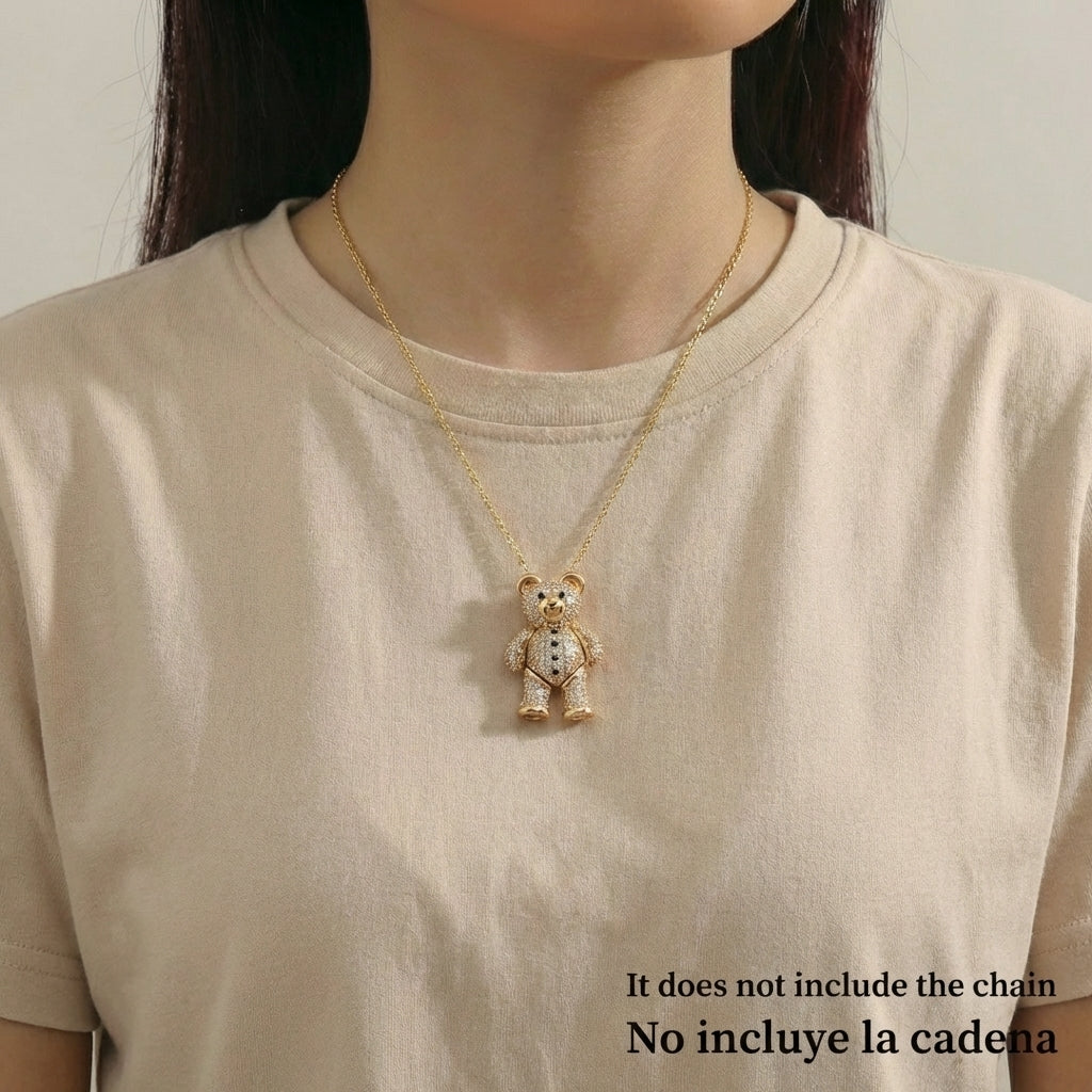 Dije Oso Articulado 7.1gr / 2.6cm / Oro Amarillo 18K %