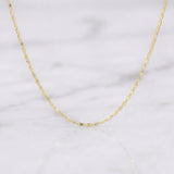 Cadena Plana 1.05 g / 45.3 cm / 1.25 mm Oro Amarillo 18K