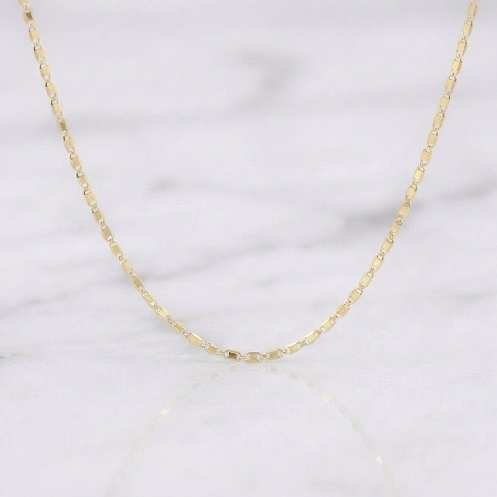 Cadena Plana 1.05 g / 45.2 cm / 1.25 mm Oro Amarillo 18K