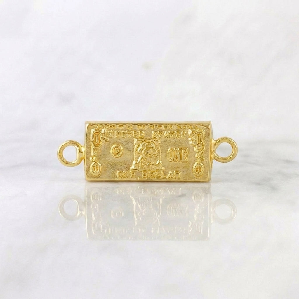Herraje One Dolar 0.55 g / 1 cm Oro Amarillo 18K
