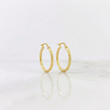 Candongas Sandra 1.55gr / 2.7cm / Oro Amarillo 18K