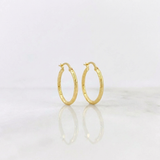 Candongas Sandra 1.55gr / 2.7cm / Oro Amarillo 18K