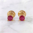 Topos Bisel Rubies 28pts 0.7gr / Oro Amarillo 18K