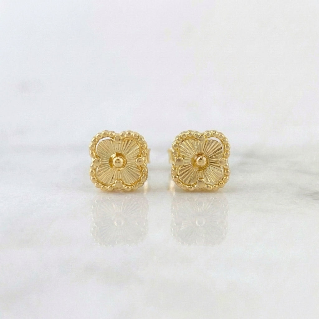Topos Trebol 2.35 g / 9.8 mm Oro Amarillo 18K