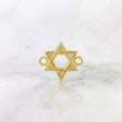 Herraje Estrella De David 0.6 g / 1.6 cm Oro Amarillo 18K